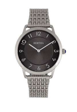 BERTHA Иноксов часовник с лого - Pepit.bg