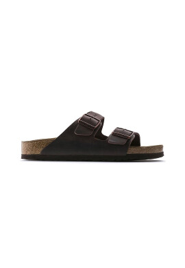 Birkenstock Дамски чехли Arizona - лачена кожа - кафяви - - Pepit.bg