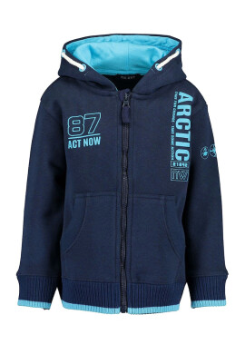 Blue Seven Худи с рипс и цип - Pepit.bg