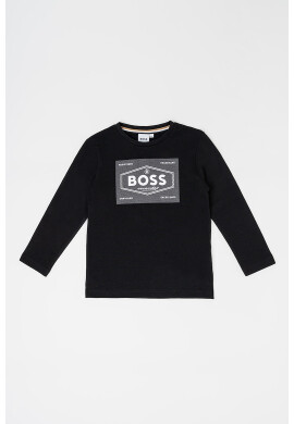 BOSS Kidswear Блуза с лого - Pepit.bg