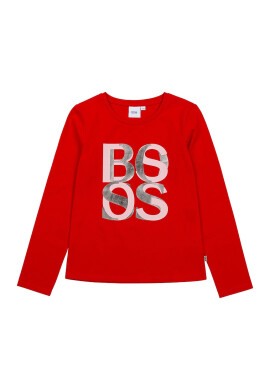 BOSS Kidswear Блуза с лого - Pepit.bg