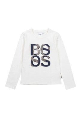 BOSS Kidswear Блуза с лого - Pepit.bg