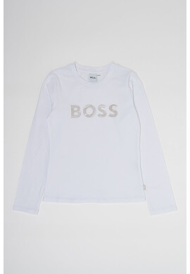 BOSS Kidswear Блуза с лого - Pepit.bg