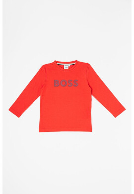BOSS Kidswear Блуза с лого - Pepit.bg