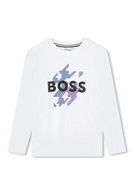 BOSS Kidswear Блуза с лого - Pepit.bg