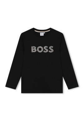 BOSS Kidswear Блуза с лого - Pepit.bg