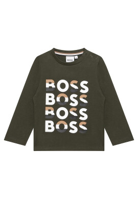 BOSS Kidswear Блуза с лого - Pepit.bg