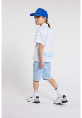 BOSS Kidswear Дълги чорапи с лога - 2 чифта - Pepit.bg
