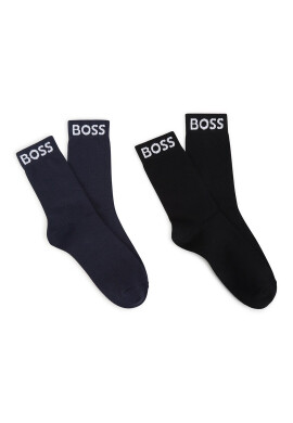 BOSS Kidswear Дълги чорапи с лога - 2 чифта - Pepit.bg