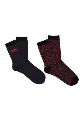 BOSS Kidswear Дълги чорапи с лого - 2 чифта - Pepit.bg