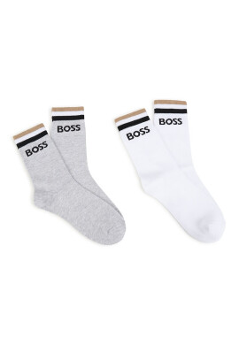 BOSS Kidswear Дълги чорапи с лого - 2 чифта - Pepit.bg