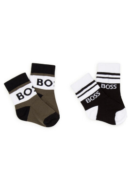 BOSS Kidswear Дълги чорапи с лого 2 чифта - Pepit.bg