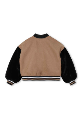 BOSS Kidswear Яке Varsity с лого - Pepit.bg