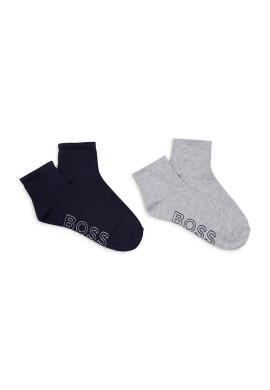 BOSS Kidswear Къси чорапи с лого - 2 чифта - Pepit.bg