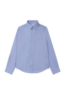 BOSS Kidswear Памучна риза с лого - Pepit.bg