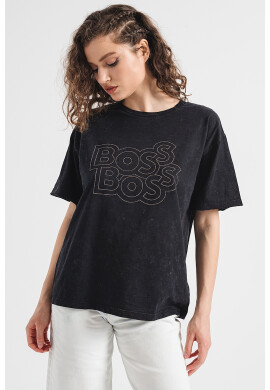 BOSS Тениска Eband с лого - Pepit.bg
