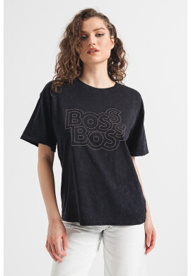 BOSS Тениска Eband с лого - Pepit.bg