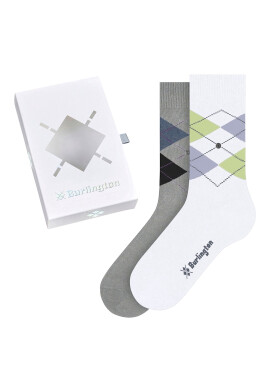 Burlington Дълги чорапи Argyle - 2 чифта - Pepit.bg