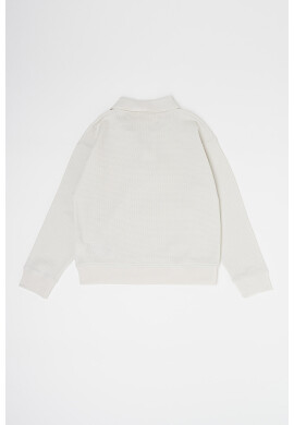 CALVIN KLEIN Блуза с яка и монограм - Pepit.bg