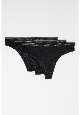 CALVIN KLEIN Дантелени бикини с животинска шарка - 3 чифта - Pepit.bg