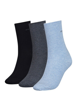 CALVIN KLEIN Дълги чорапи с памук - 3 чифта - Pepit.bg