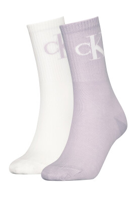 CALVIN KLEIN Дълги рипсени чорапи - 2 чифта - Pepit.bg