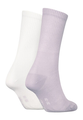 CALVIN KLEIN Дълги рипсени чорапи - 2 чифта - Pepit.bg