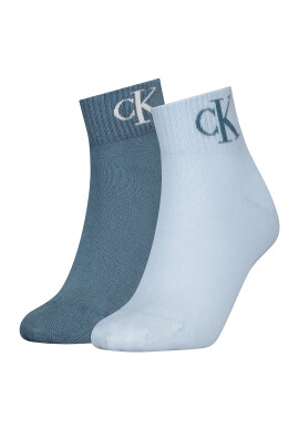 CALVIN KLEIN Къси чорапи с лого - 2 чифта - Pepit.bg