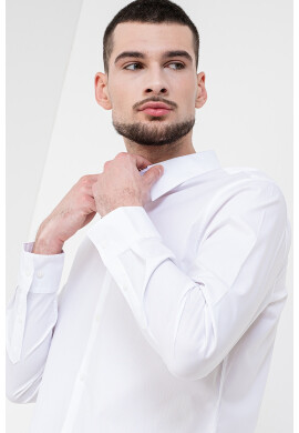 CALVIN KLEIN Слим риза - Бял - Pepit.bg