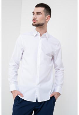 CALVIN KLEIN Слим риза - Бял - Pepit.bg