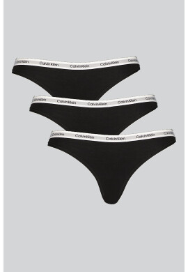 CALVIN KLEIN Танга с лого - 3 чифта - Pepit.bg