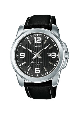 Casio Часовник с кожена каишка - Pepit.bg