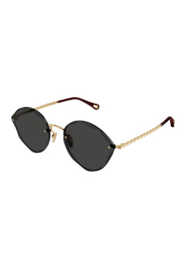 Chloe Слънчеви очила Aviator - Златист/Черен - Pepit.bg