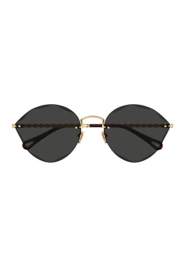 Chloe Слънчеви очила Aviator - Златист/Черен - Pepit.bg