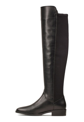 Clarks Ботуши Caddy с кожа и текстил - Pepit.bg