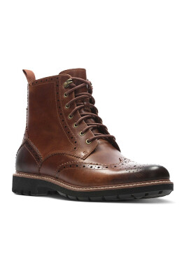 Clarks Кожени боти Batcombe тип Brogue - Pepit.bg