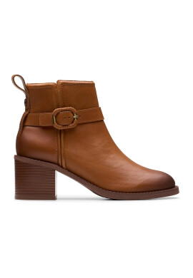 Clarks Кожени боти Chamberly - Pepit.bg