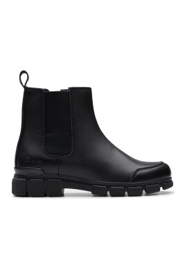 Clarks Кожени боти Evyn - Черен - Pepit.bg