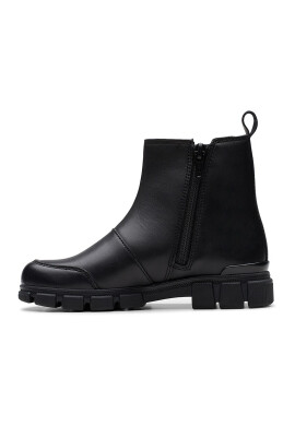 Clarks Кожени боти Evyn - Черен - Pepit.bg