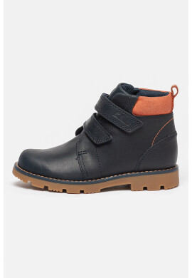 Clarks Кожени боти Heath с велкро - Pepit.bg