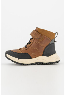 Clarks Кожени боти с лого - Pepit.bg