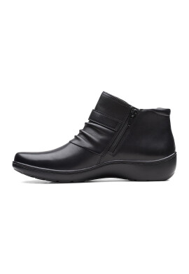 Clarks Кожени боти с цип - Pepit.bg