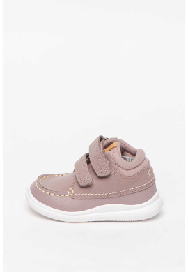Clarks Кожени боти с велкро - Pepit.bg