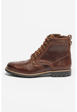 Clarks Кожени боти Westcombe Limit Brogue - Pepit.bg