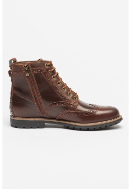 Clarks Кожени боти Westcombe Limit Brogue - Pepit.bg