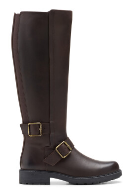 Clarks Кожени ботуши Orinoco 2 - Коняк кафяв - Pepit.bg