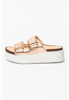 Clarks Кожени чехли Botanic Slide - Pepit.bg