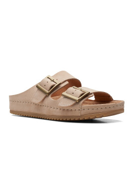 Clarks Кожени чехли Brookleigh Sun - Pepit.bg