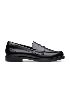 Clarks Кожени мокасини - Черен - Pepit.bg