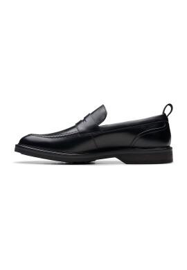 Clarks Кожени мокасини Aldwin Step - Черен - Pepit.bg